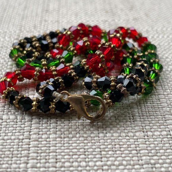 Women Necklace Mala Multi Color Beads Wrap Bracelet Multi Use Jewelry - Picture 4 of 9